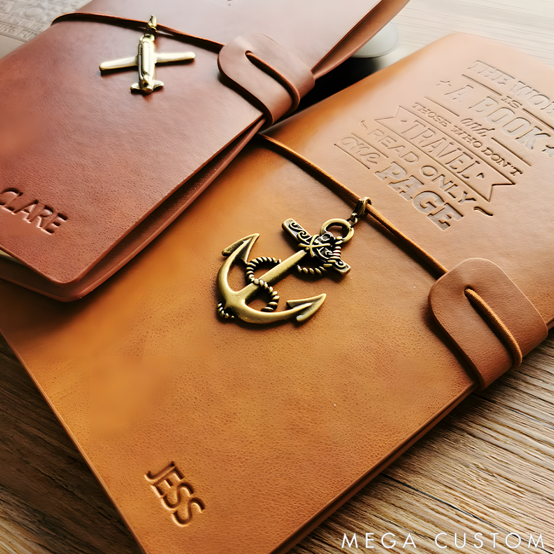 Personalised Travel Journal Notebook Ultimate Travel Gift Great Birthday Present Valentine's Day Gift