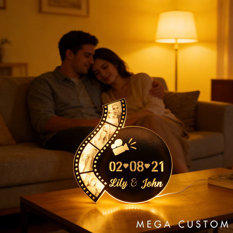 Personalized Couple LED Lights Valentine's Day Gift