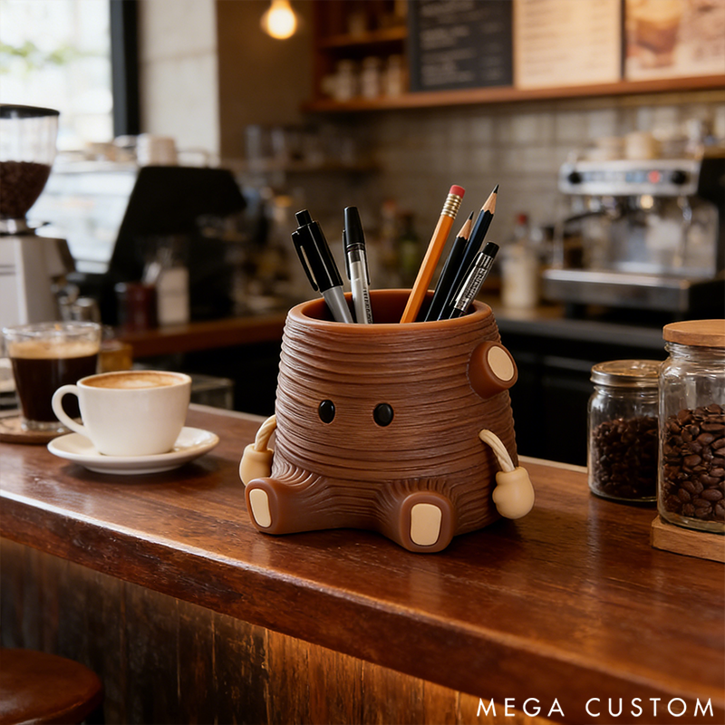 Personalized Cute Desktop Pencil Holder Unique Office Decor Gift