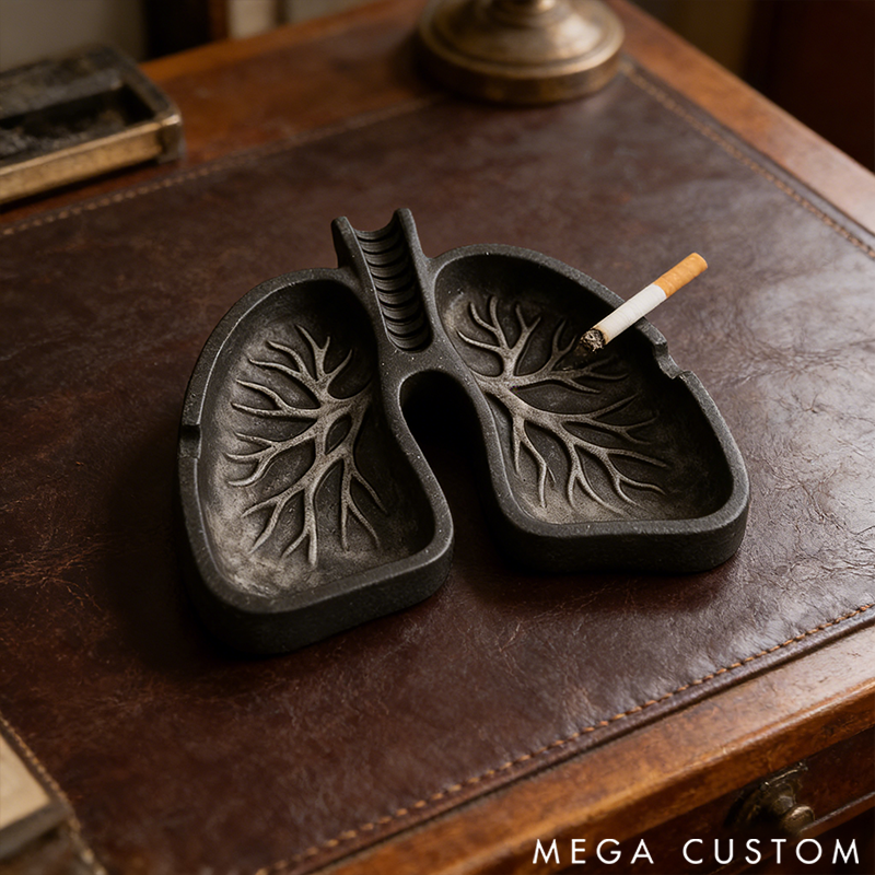  Lung-Shaped Ashtray Public Service Theme Decorative Ashtray 3D Printed