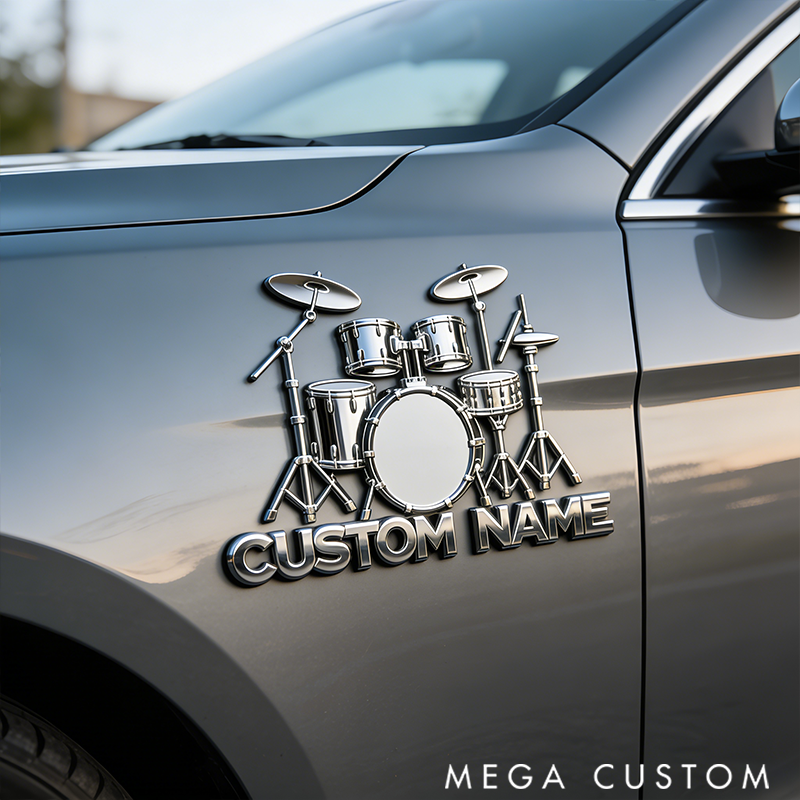 Personalized Musical Emblem for Your Car Perfect for Music Lovers