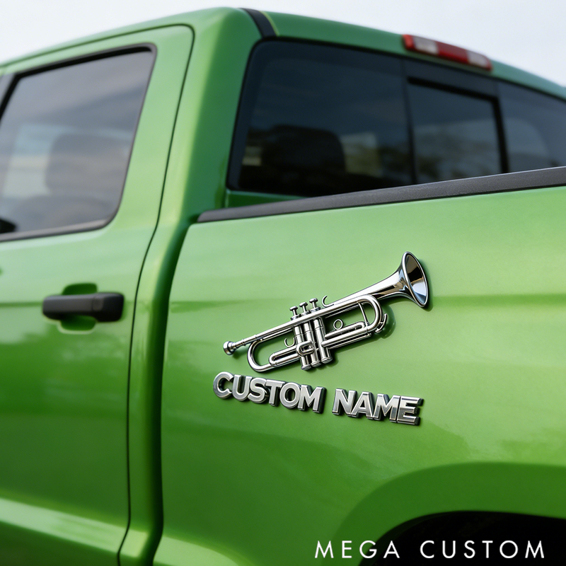 Personalized Vehicle Insignia Showcasing Your Love for Music Perfect for Any Car