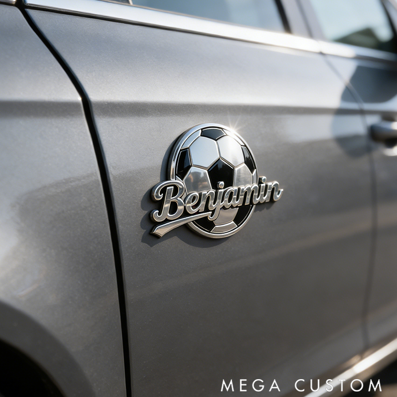 Personalized Car Badge Sports Emblem for Your Car Perfect for All Sports Lovers