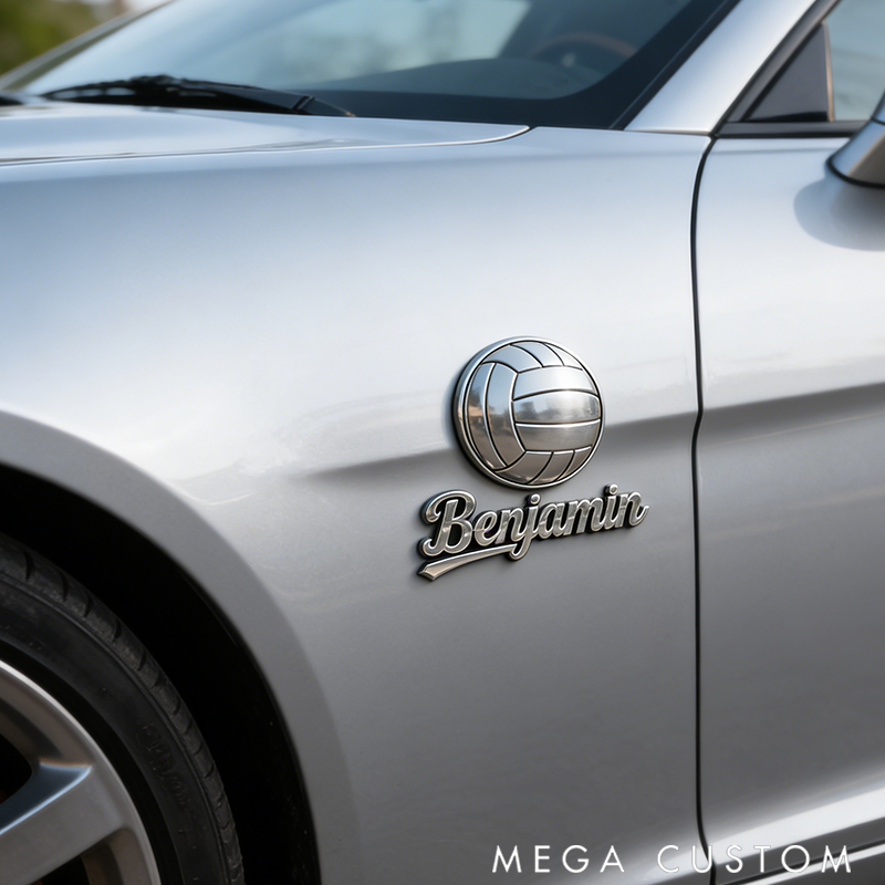 Personalized Car Badge Designed for Those Who Embrace an Energetic Lifestyle