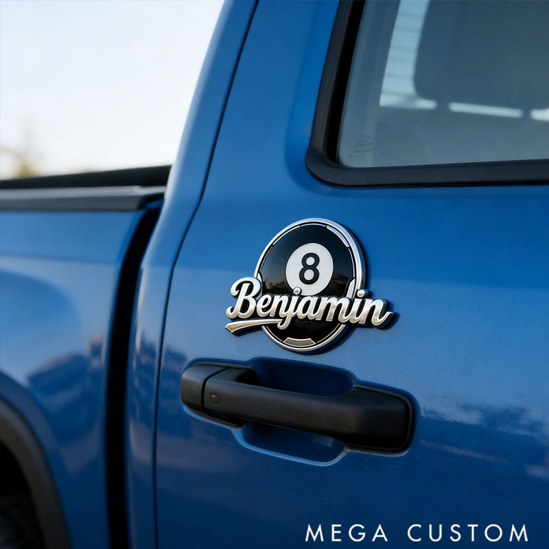 Personalized Car Badge Adds Unique Charm to Your Cherished Ride