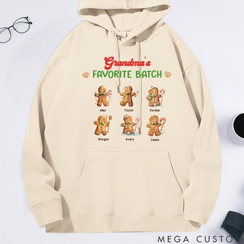 Personalized Mother Favorite Batch Christmas Classic Hoodie Gift for Mom Grandma