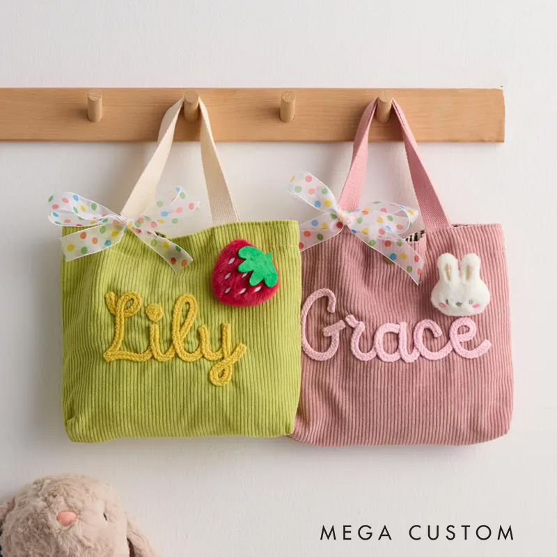 Personalized Name Handbag Custom Children's Gift Custom Name Handbag Traveling Children's Handbags Birthday Gift