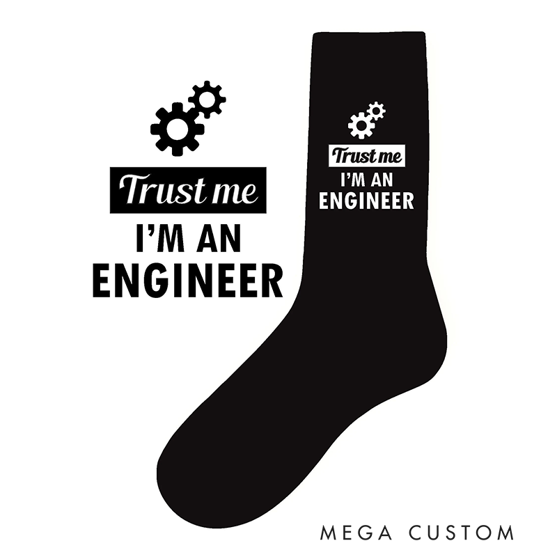 Personalized Occupation Socks with Custom Career Design Funny Gifts