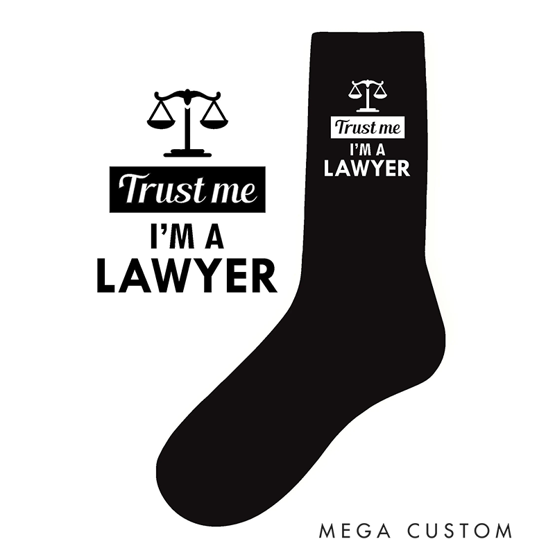 Personalized Occupation Socks with Custom Career Design Funny Gifts