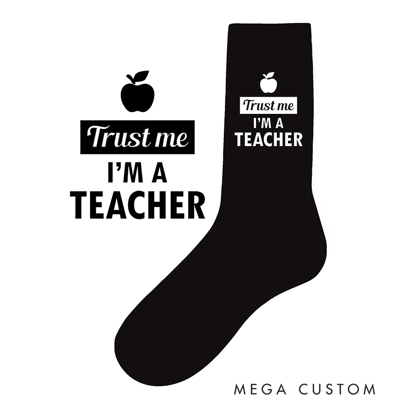 Personalized Occupation Socks with Custom Career Design Funny Gifts
