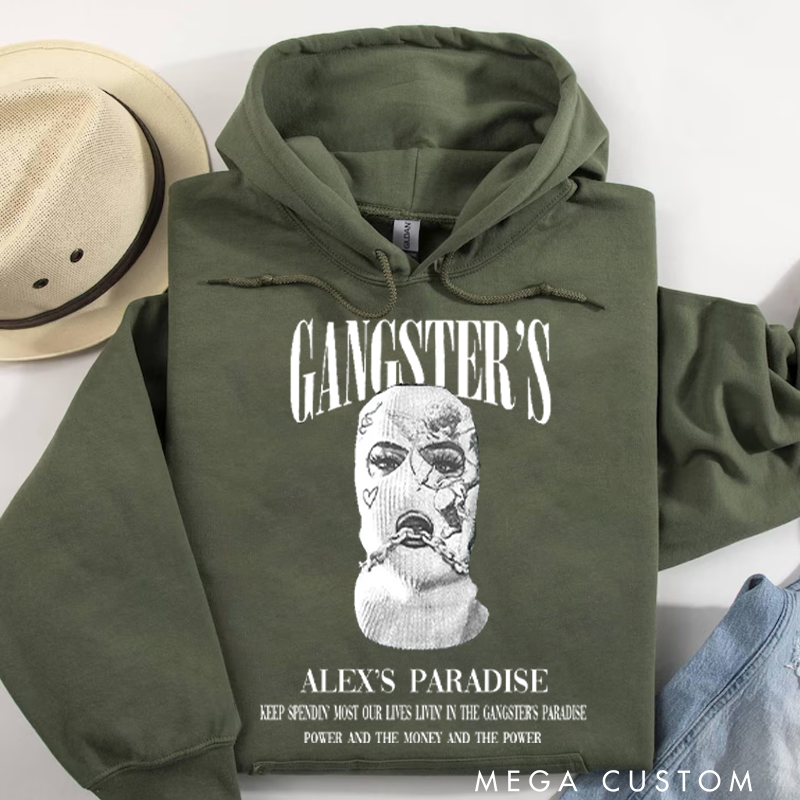 Personalized Classic Hoodies Urban Style Masked Art Statement Hoodie