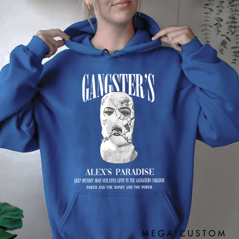 Personalized Classic Hoodies Urban Style Masked Art Statement Hoodie