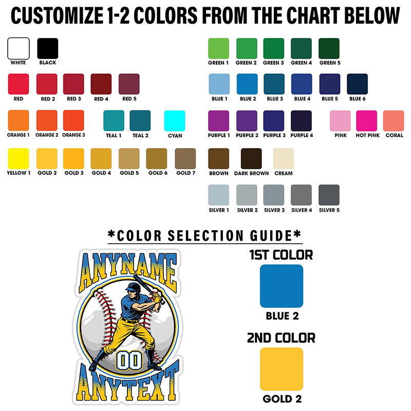 Personalized Baseball Fridge Magnet with Swinging Batter and Custom Name  