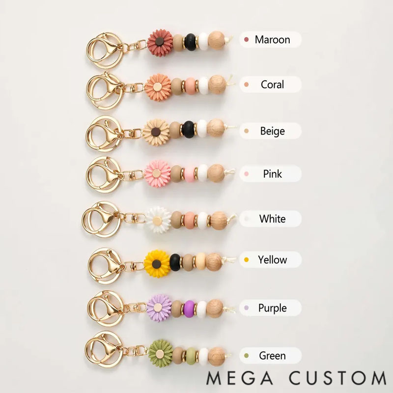 Personalized Name Keyring, Cute Custom Bag Charm, Gift for Family