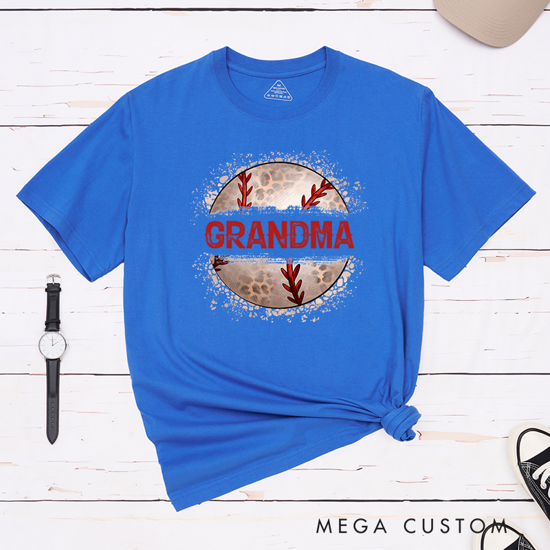 Personalized Athletic Tee with Unique Baseball and Custom Name Design  