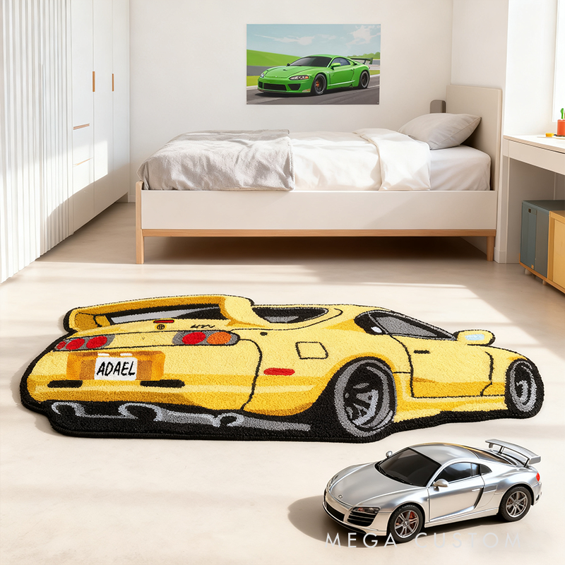 Personalized Racing Doormat with Custom Name Design for Racers and Racing Lovers