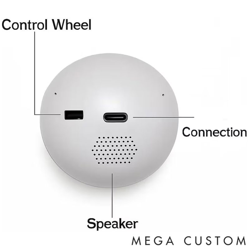 Personalized Video Crystal Ball Ultrasound Video Gift for Mom