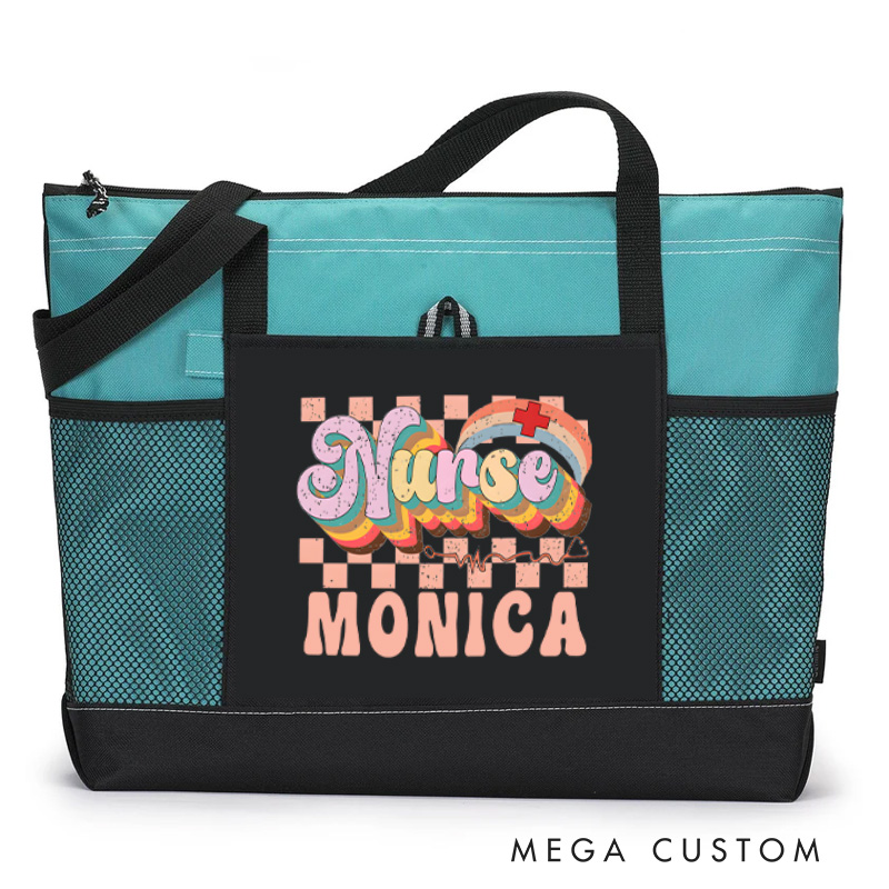 Personalized Nurse Tote Bag Custom Nurse Design Tote Bag Nurse Graduation Gifts 