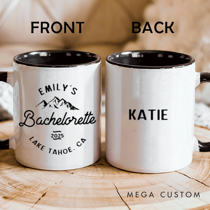 Personalized Bridesmaid Bachelorette Party Mug Bridesmaid Mug with Name Maid of Honor Mug Bridesmaid Proposal Gift for Her Bridal Shower Mug