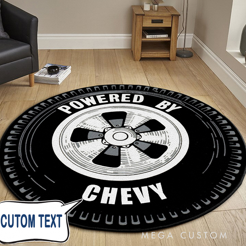 Personalized Hot Rod Mat with Custom Name Design for Racers and Racing Lovers