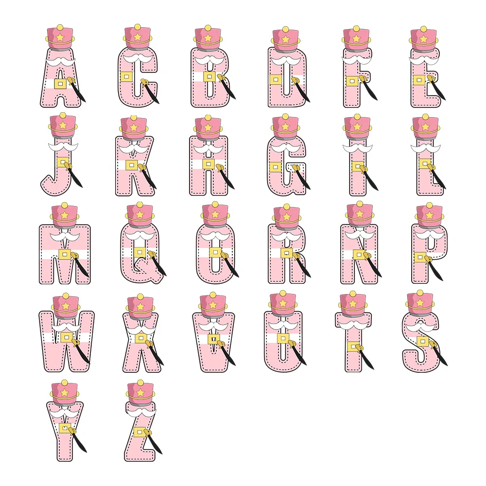 Personalized Elf Snowman Reindeer Doodle Letter Name Magnetic Bookmark Clips Birthday Christmas Gift for Kids Family