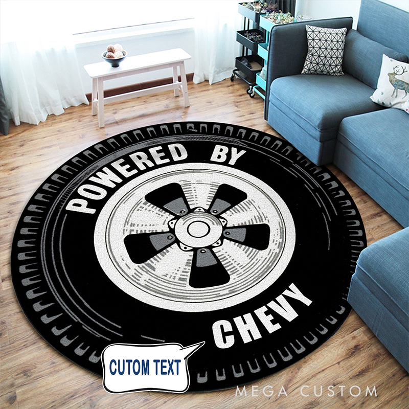 Personalized Hot Rod Mat with Custom Name Design for Racers and Racing Lovers