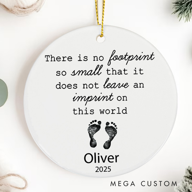 Personalized Baby Loss Ornament Memorial Baby Ceramic Ornament Baby in Heaven Keepsake Miscarriage Memorial for Angel Baby