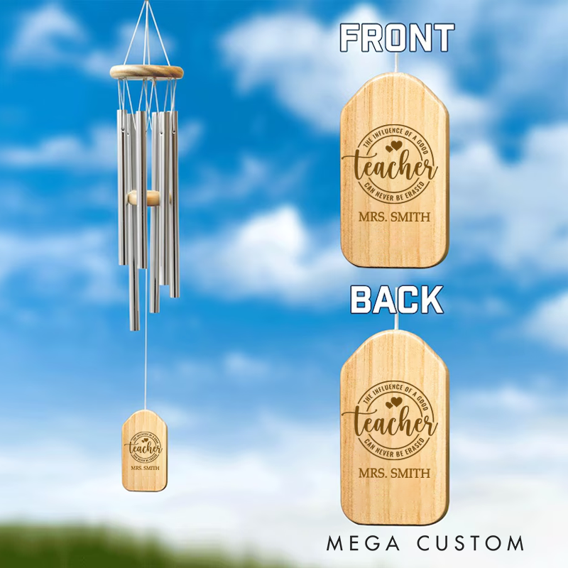 Personalized Wind Chimes for Teacher the Influence of a Teacher Appreciation Gift