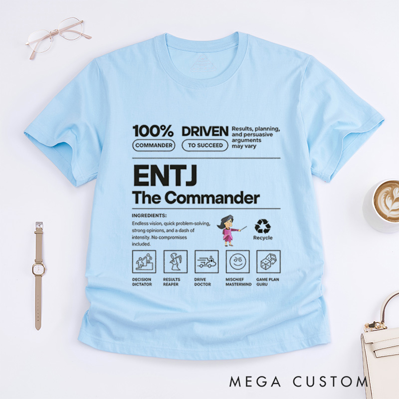 Personalized MBTI 16 Personalities T-Shirt Thoughtful Gifts