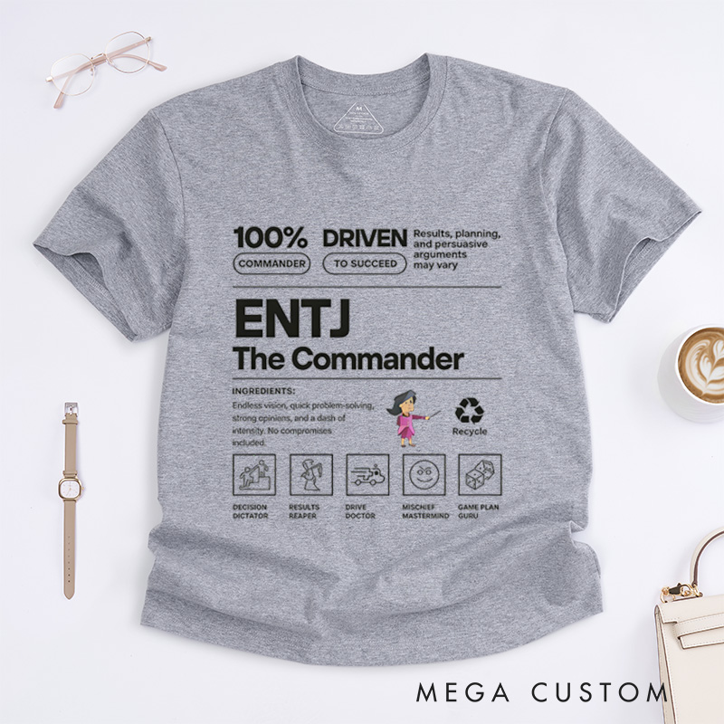 Personalized MBTI 16 Personalities T-Shirt Thoughtful Gifts