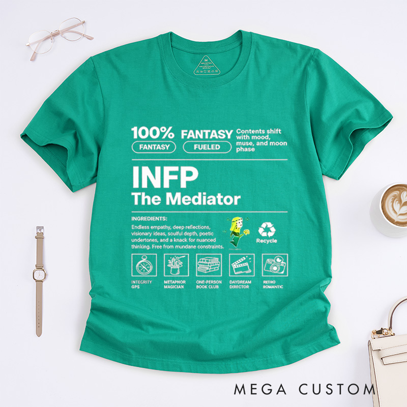 Personalized MBTI 16 Personalities T-Shirt Thoughtful Gifts