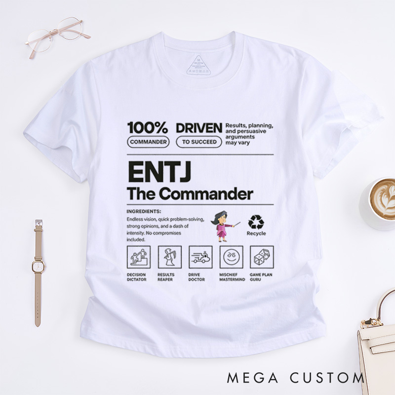 Personalized MBTI 16 Personalities T-Shirt Thoughtful Gifts