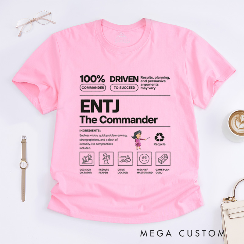 Personalized MBTI 16 Personalities T-Shirt Thoughtful Gifts