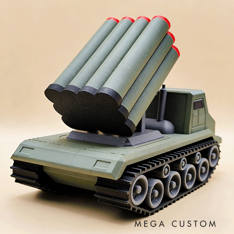 Personalized Military Tank Pen Holder Army Inspired Desk Organizer Model – Unique Gift for Office