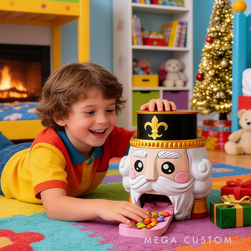 Nutcracker Candy Dispenser – Fun Novelty Treat Holder for Kids & Holiday Decor