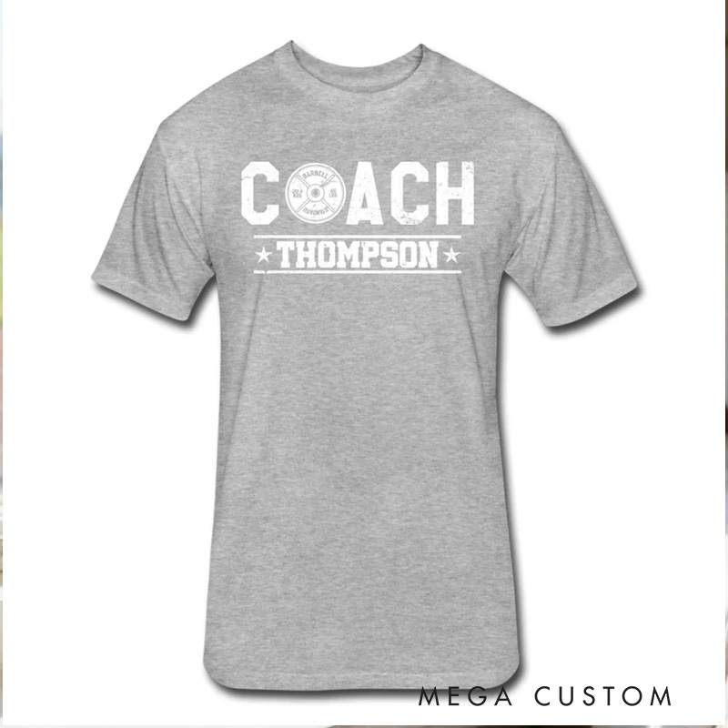 Personalized Weightlifting Couple Classic T-Shirt with Name Weightlifting Gift Bodybuilding Powerlifting for Gym Lover