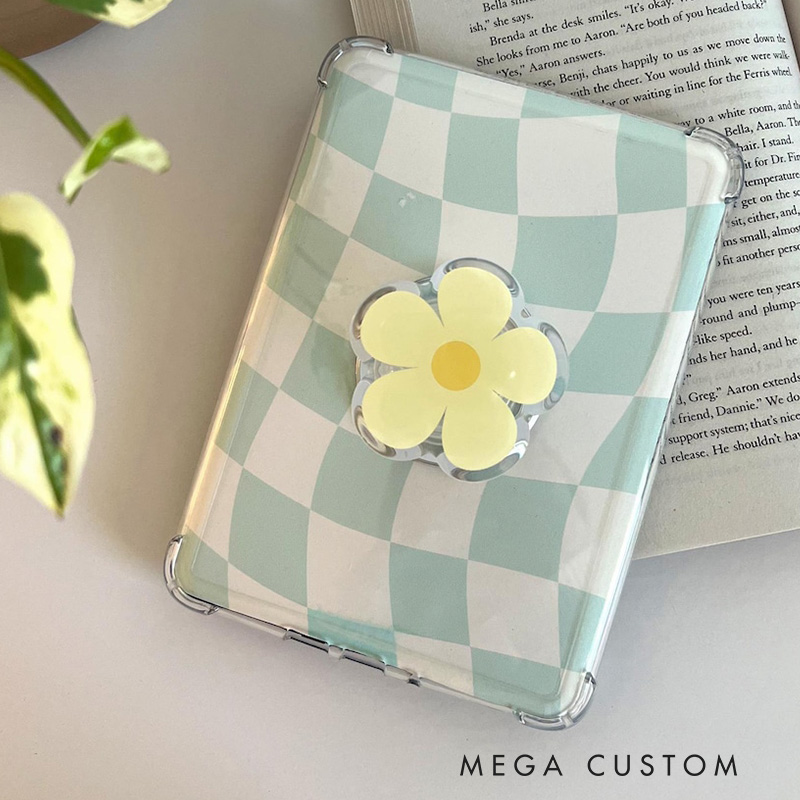 Yellow Daisy Magnetic Kindle Grip Flower MagSafe Kindle Grip Magnetic Kindle Holder Kindle Accessories Bookish Gifts for Her