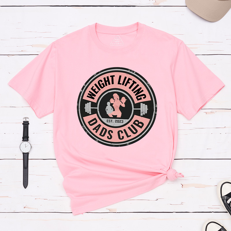 Personalized Weightlifting Couple Classic T-Shirt  Weight Lifting Dads Moms Family Club Funny Weight Lifting Shirt for Gym Lover