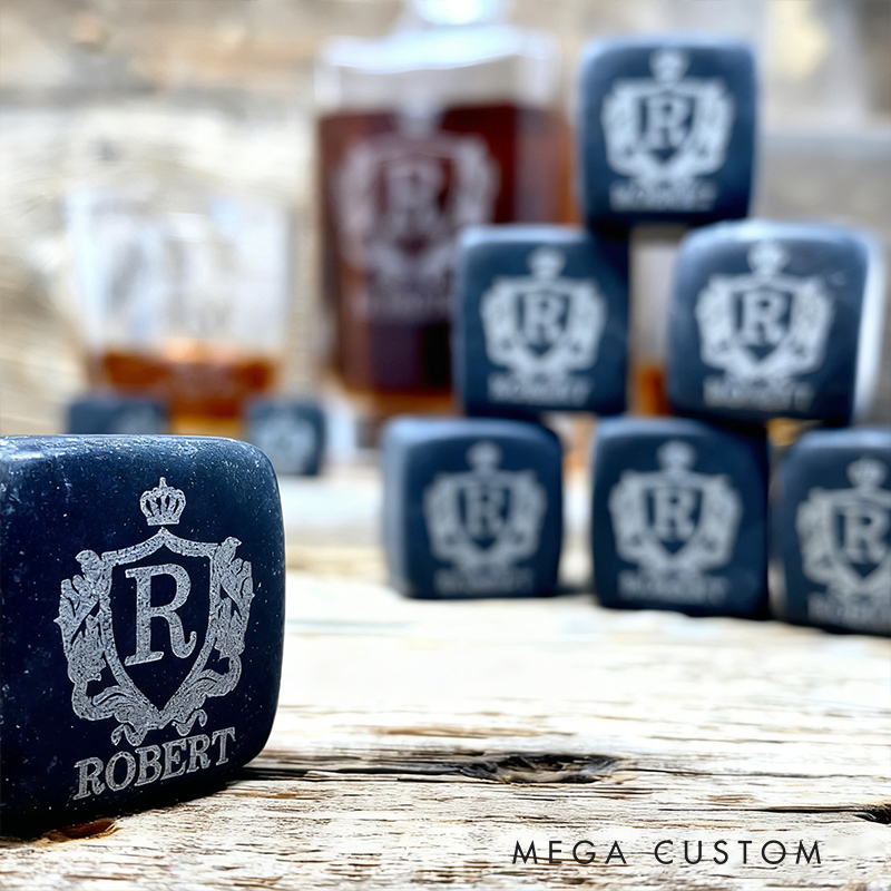 [Copy]Personalized Engraved Whiskey Glass Set Gift for Husband Boyfriend Father Valentine's Day Anniversary