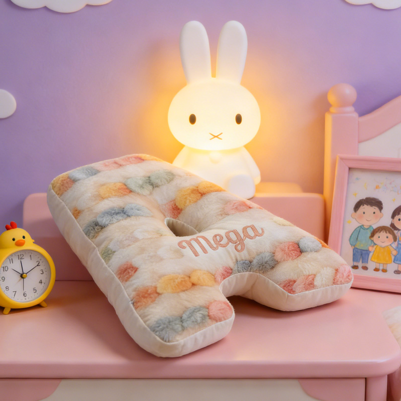 Personalized Yarn Ball Knitting Pillow Graphic 3D Print Knitting Letter with Custom Name Gift for Knitting Lovers