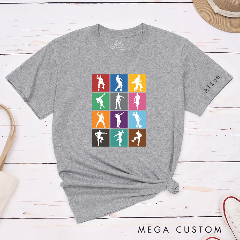 Personalized Classic T-Shirt  Urban Groove Unisex Trendy Cool Dance Gift for Friends Unique Everyday Wear for Street Dance Lovers