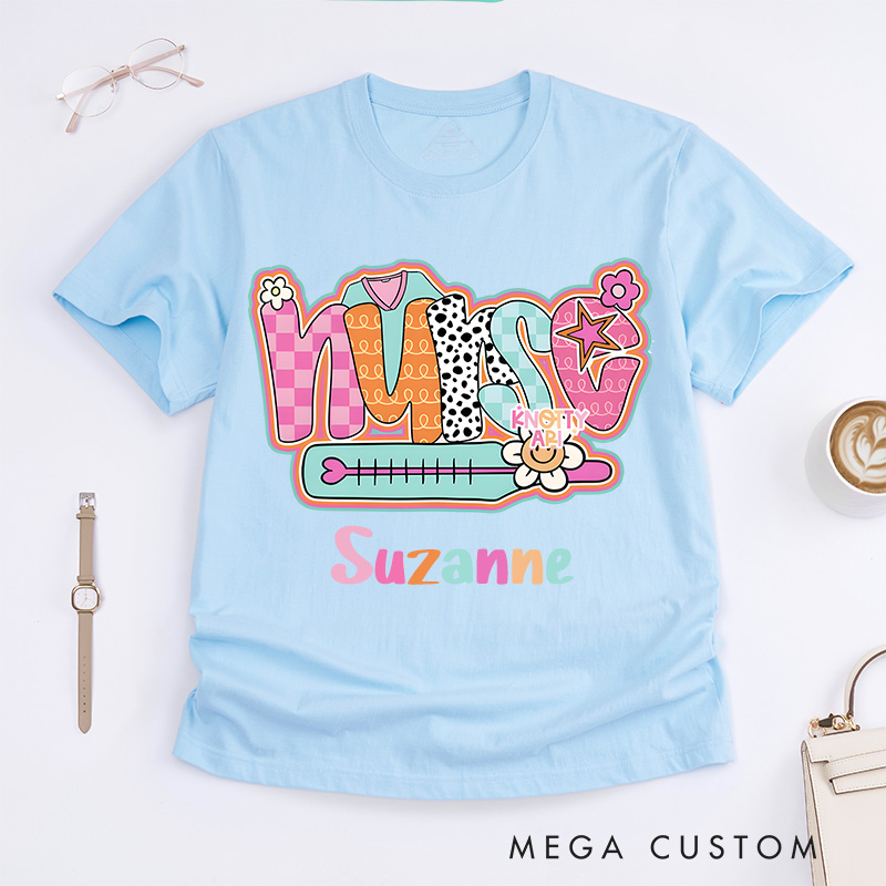 Personalized Nurse T-Shirts Nurse Fun and Fabulous Fashion Design T-Shirts