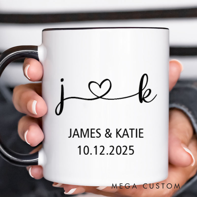 Personalized Mr & Mrs Coffee Mugs Husband and Wife Mugs