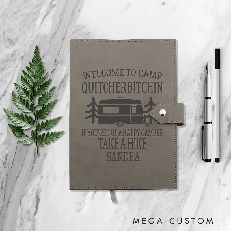 Personalized Adventure Hiking Camping Traveling Journal Camper Notebook Trip Planner Gifts for Outdoor