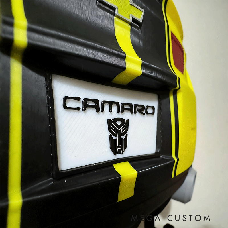 Personalized Bumblebee Camaro Inspired Key Holder Unique Gift for Racers and Racing Lovers