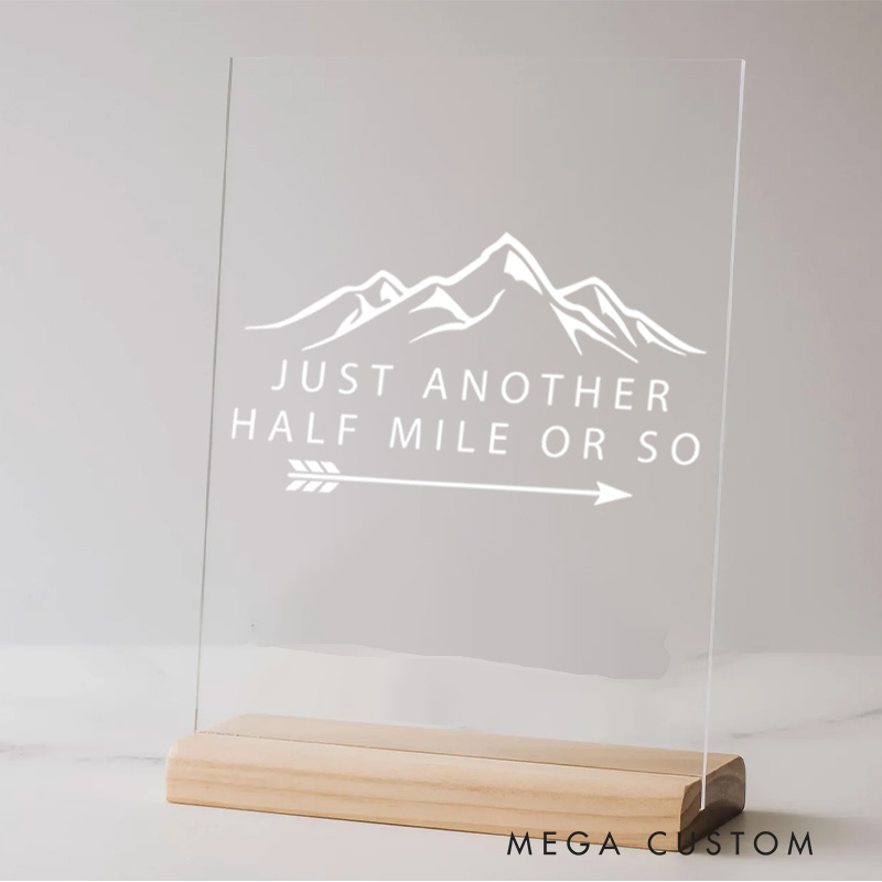 Personalized Outdoor Adventurers Table Decor for Traveling Hiking Camping Lovers Gift  