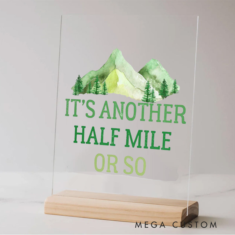 Personalized Hiking Enthusiasts and Outdoor Adventurers Table Decor for Traveling Lovers Gift   