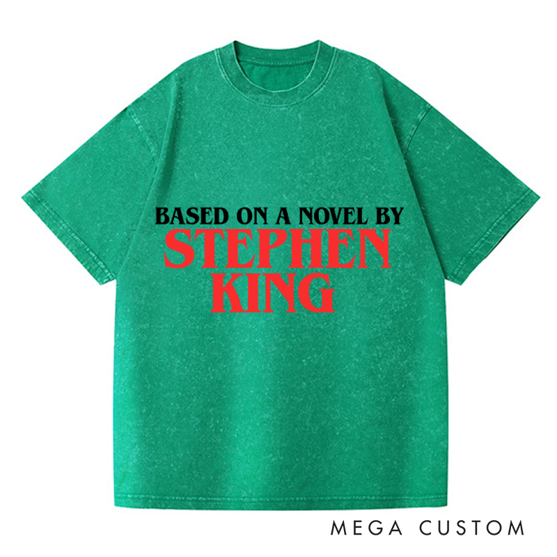 Personalized Based on a Novel by S Washed T-Shirts Horror Halloween Tshirt for Movie Book Lovers
