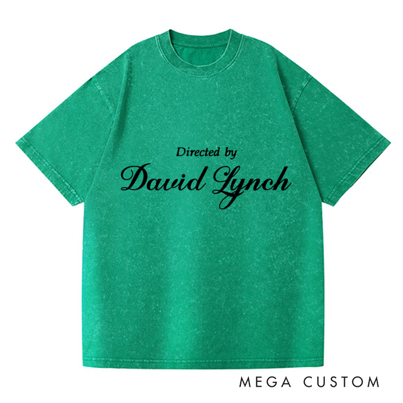 Personalized Directed By D Washed T-Shirts Horror Halloween Tshirt for Movie TV Show Lovers