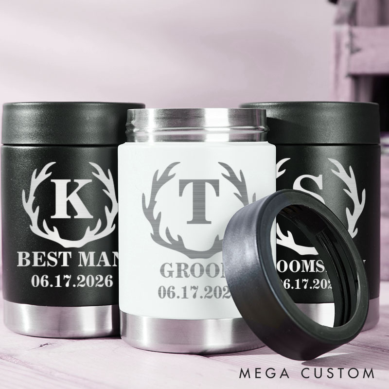 Personalized Wedding Party Can Cooler Groomsmen Proposal Can Cooler Bachelor Party Keepsakes Groom Best Man